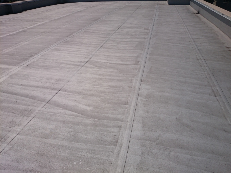 ゴムシート防水。